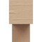 Ekena Millwork 2"W x 6"D x 4"H Classic Chapel Hill Rough Cedar Woodgrain TimberThane Corbel, Primed Tan CORUR02X06X04CHPRCPR - alternate 3